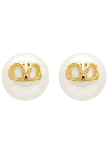 V logo signature women s earrings J0E35UXM 0O3 - VALENTINO - BALAAN 1