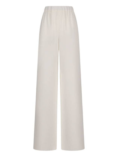 WIDE-LEG SILK TROUSERS - VALENTINO - BALAAN 1