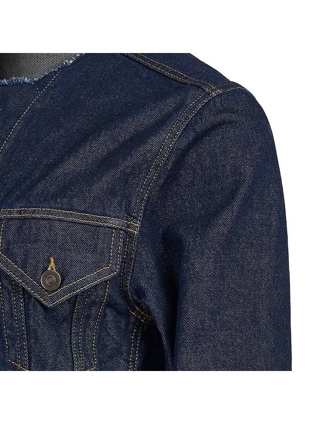 collarless denim jacket navy - MAISON MARGIELA - BALAAN 6