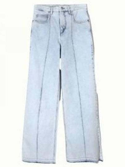 Noldy Denim Wide Jeans Light Blue - ISABEL MARANT - BALAAN 2