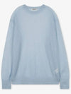 Mohair knit top light blue - AURALEE - BALAAN 3