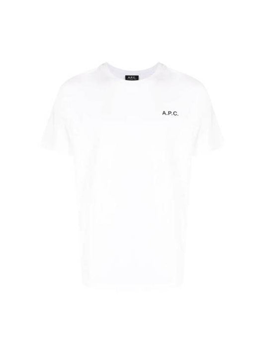 Wave Short Sleeve T-Shirt White - A.P.C. - BALAAN 1