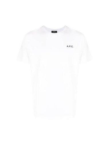 Wave Short Sleeve T-Shirt White - A.P.C. - BALAAN 1