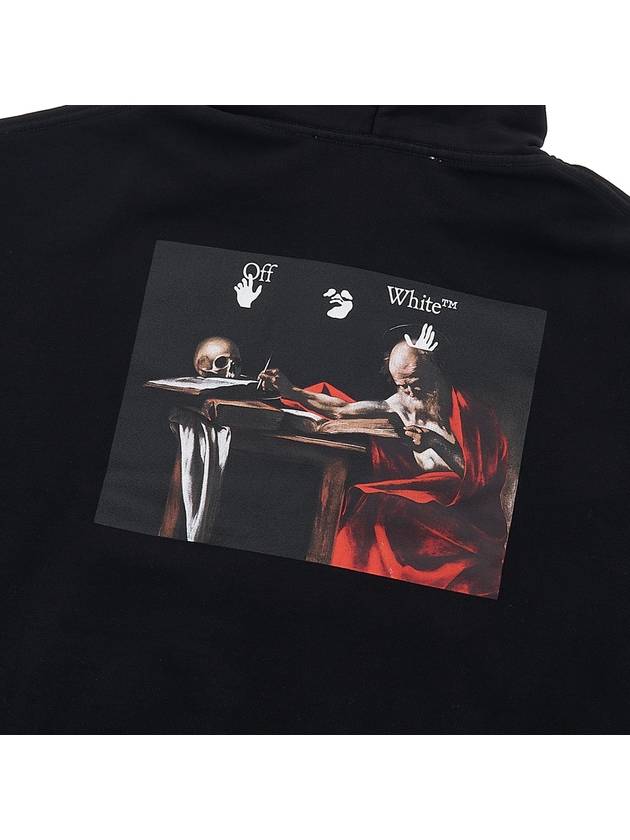 Caravaggio Paint Over Hoodie OMBB037C99FLE0041001 - OFF WHITE - BALAAN 11