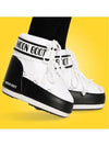 Icon Low Nylon Winter Boots Black White - MOON BOOT - BALAAN 8