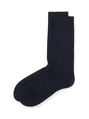 Polo Cotton Crew Socks Navy 410 - POLO RALPH LAUREN - BALAAN 1