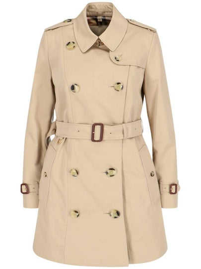 Short Chelsea Heritage Trench Coat Beige - BURBERRY - BALAAN 2