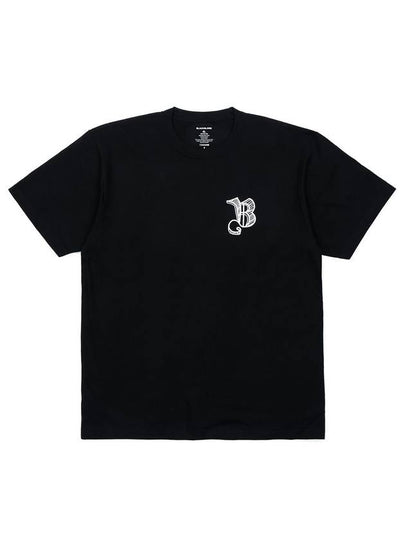 Sketch Logo Short Sleeve T-Shirt Black - BLACKBLOND - BALAAN 2