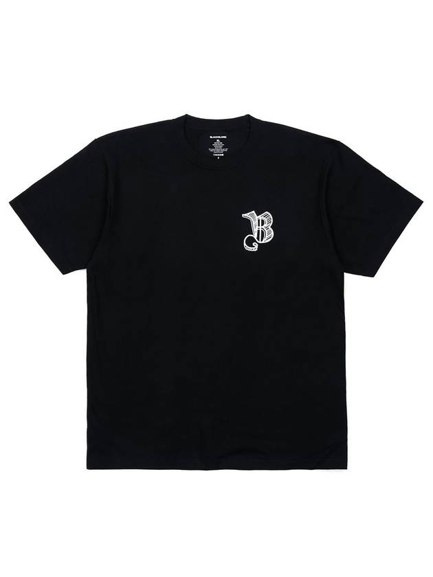 BBD Sketch Logo T Shirt Black - BLACKBLOND - BALAAN 2