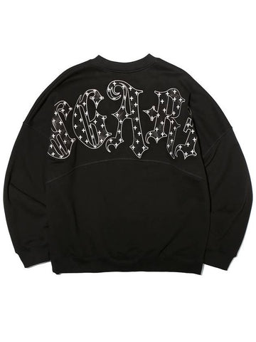 Cross Back Logo Sweatshirt Black - OGARP - BALAAN 1