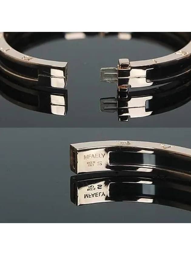 351415 18K Rose Gold Black Ceramic B Zero1 Bracelet S - BVLGARI - BALAAN 5