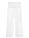 Women's Casual Bead Strass Palazzo Slacks White - PHILIPP PLEIN - BALAAN 2