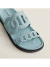 Extra Leather Sandals Blue - HERMES - BALAAN 5