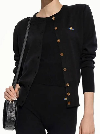 Bea Knit Cardigan Black - VIVIENNE WESTWOOD - BALAAN 2