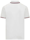 Embroidered Pony Logo Slim Fit Polo Shirt White - POLO RALPH LAUREN - BALAAN 4