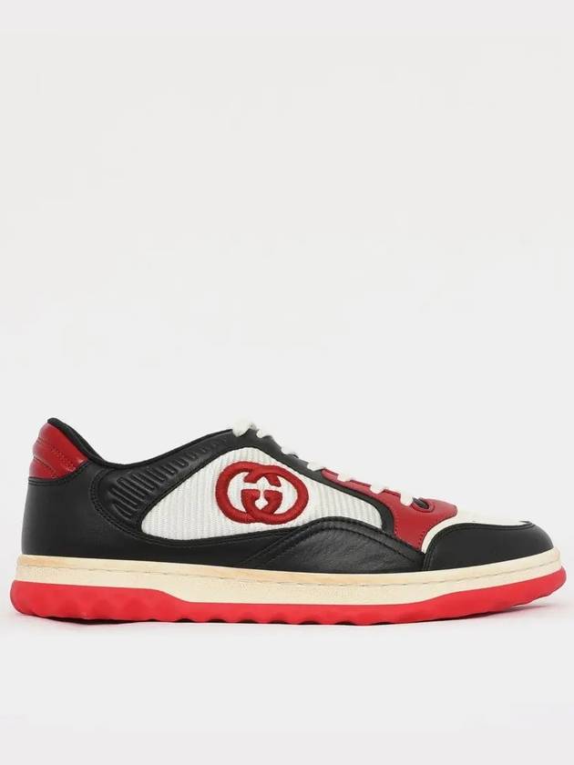 Mac80 Interlocking G Low Top Sneakers Red Black - GUCCI - BALAAN 2