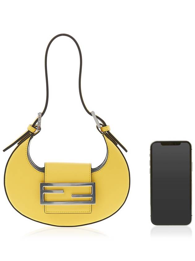 Cookie Small Hobo Shoulder Bag Yellow - FENDI - BALAAN 7