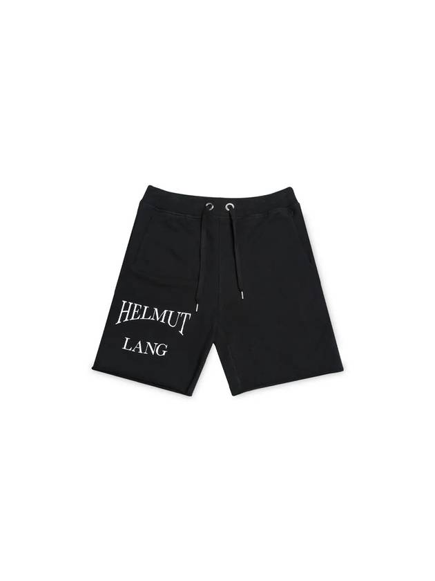 Men's Graphic Shorts Black - HELMUT LANG - BALAAN 4