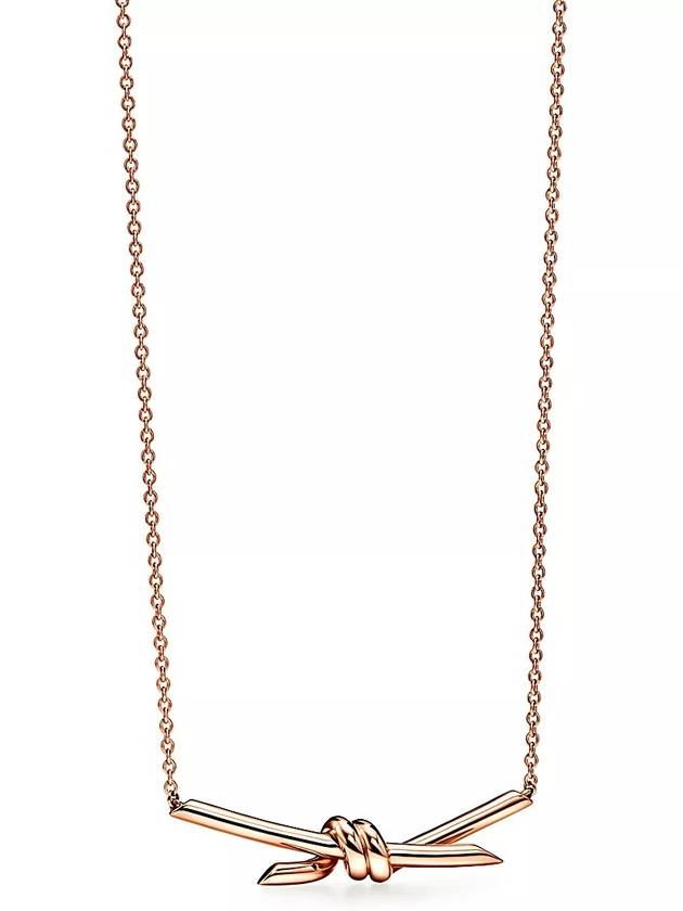 Tiffany note pendant rose gold necklace 70152479 - TIFFANY & CO. - BALAAN 1