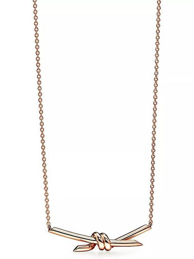 Tiffany note pendant rose gold necklace 70152479 - TIFFANY & CO. - BALAAN 1