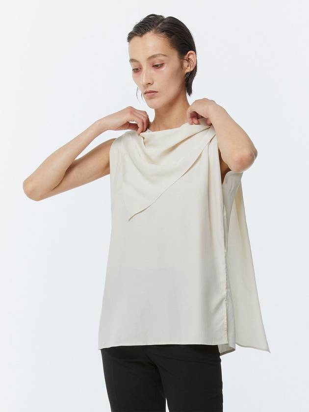 Draffed Sleeveless Ivory - KIMDOH - BALAAN 1