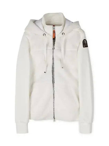 Moegi Fleece Hooded Zip-Up Off White - PARAJUMPERS - BALAAN 1