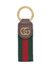 Ophidia Keychain Green And Red Web Stripe - GUCCI - BALAAN 2