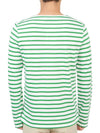 Minquiers Modern Stripe Long Sleeve T-Shirt Green - SAINT JAMES - BALAAN 5