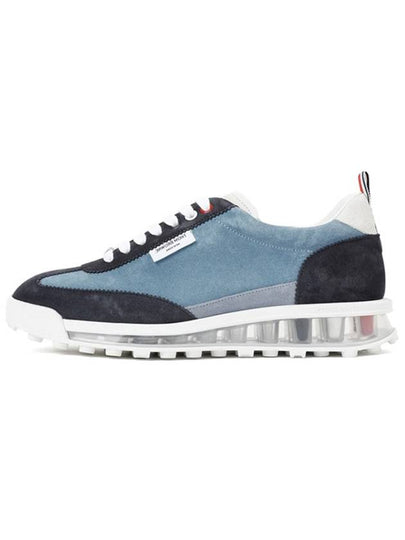 Tech Runner Low Top Sneakers Navy - THOM BROWNE - BALAAN 2