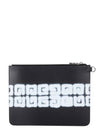 4G Leather Clutch Bag Black - GIVENCHY - BALAAN 3