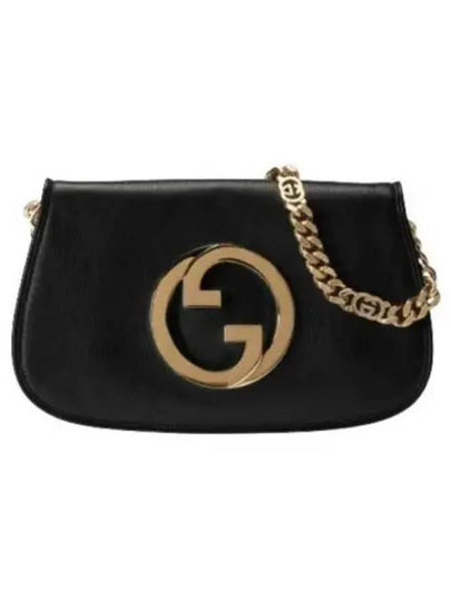 Blondie Interlocking G Shoulder Bag Black - GUCCI - BALAAN 2