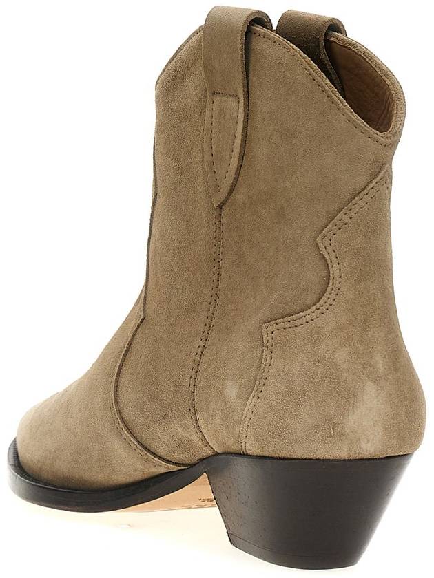 Dewina Suede Western Middle Boots Brown - ISABEL MARANT - BALAAN 4