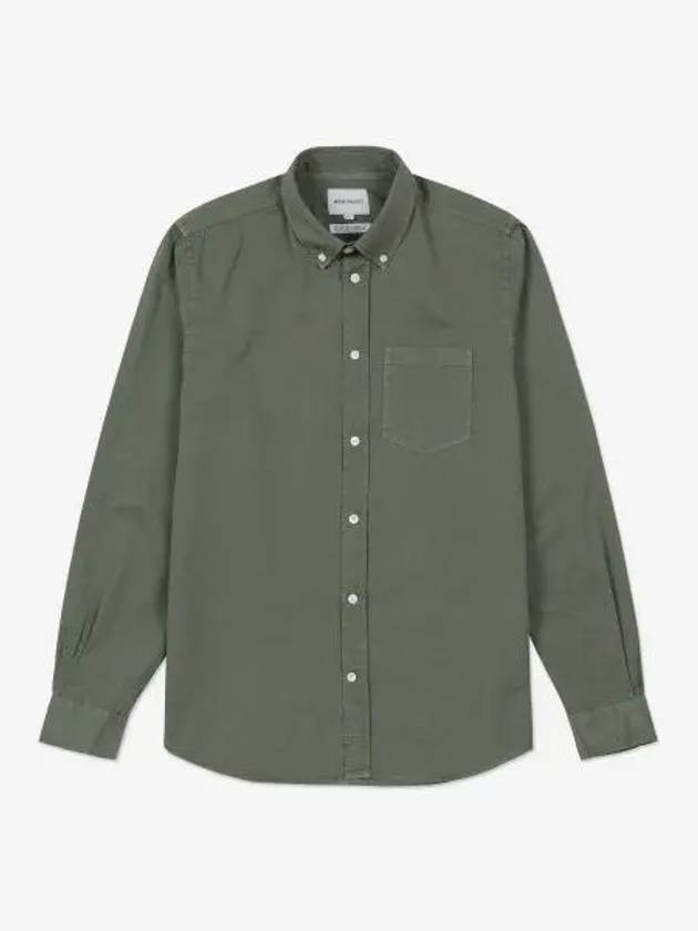 Anton Light Twill Shirt Dry Sage Green N4007908061 - NORSE PROJECTS - BALAAN 1