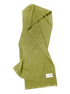 Minimal Lambswool Muffler Pesto Olive - WHITE PROJECT - BALAAN 3