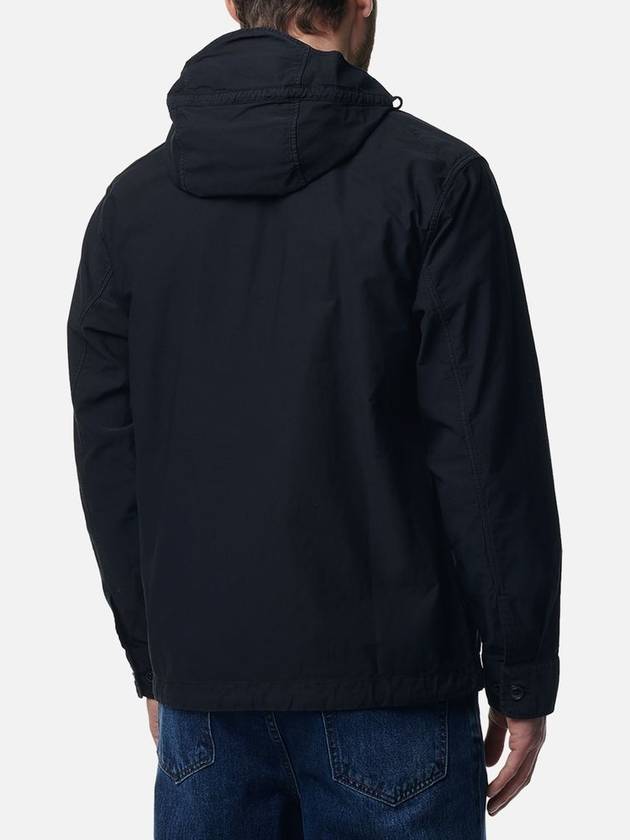 Ottoman Hooded Long Sleeve Shirt Black - CP COMPANY - BALAAN 4