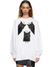 Women's Oversized Long Sleeve Top White - 2113 STUDIO - BALAAN 1