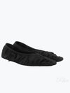 Black satin flat shoes 243 WAS2747 FB0228 001 - TOTEME - BALAAN 1