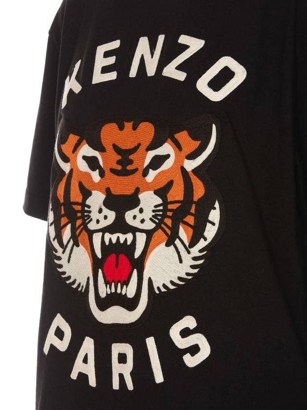 24FW Long Sleeve T-Shirt FE68TS0084SI99J Black - KENZO - BALAAN 4