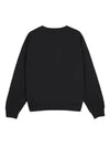 Isoli Oversized Cotton Sweatshirt Black - GANNI - BALAAN 3