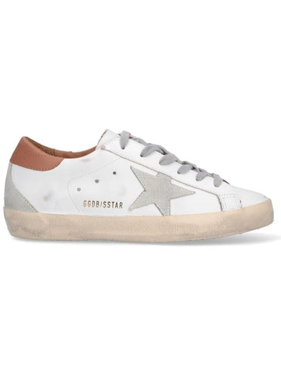 Brown Tab Superstar Classic Low Top Sneakers White - GOLDEN GOOSE - BALAAN 2