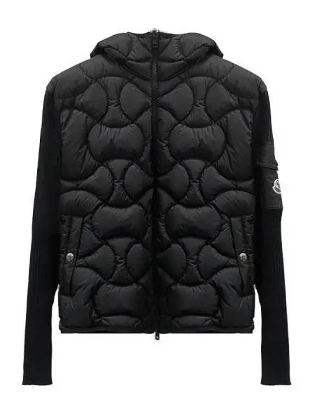 9B00025 M1124 999 Logo Patch Cardigan Padded Jacket 1203606 - MONCLER - BALAAN 1