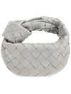 Candy Jodie Intrecciato Tote Bag Grey - BOTTEGA VENETA - BALAAN 3