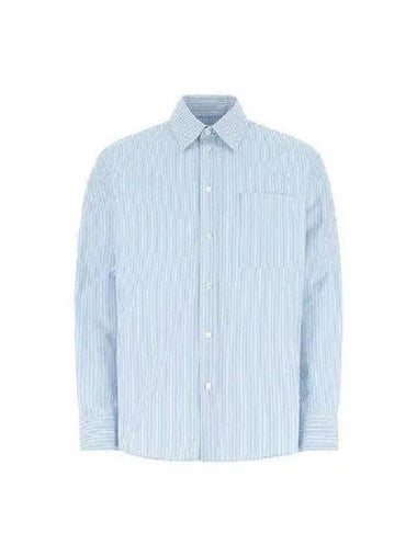 Striped long sleeve shirt blue 720688 V2AQ0 - BOTTEGA VENETA - BALAAN 1