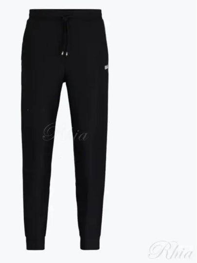 Berrettini Stripe Detail Track Pants Black - HUGO BOSS - BALAAN 2