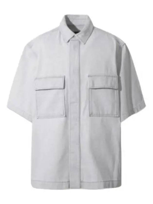 Twill denim pocket short sleeve shirt - IRO - BALAAN 1