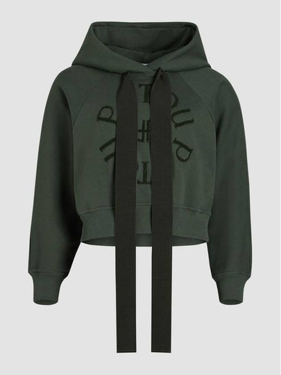 Medallion Organic Cotton Hoodie Green - PATOU - BALAAN 2