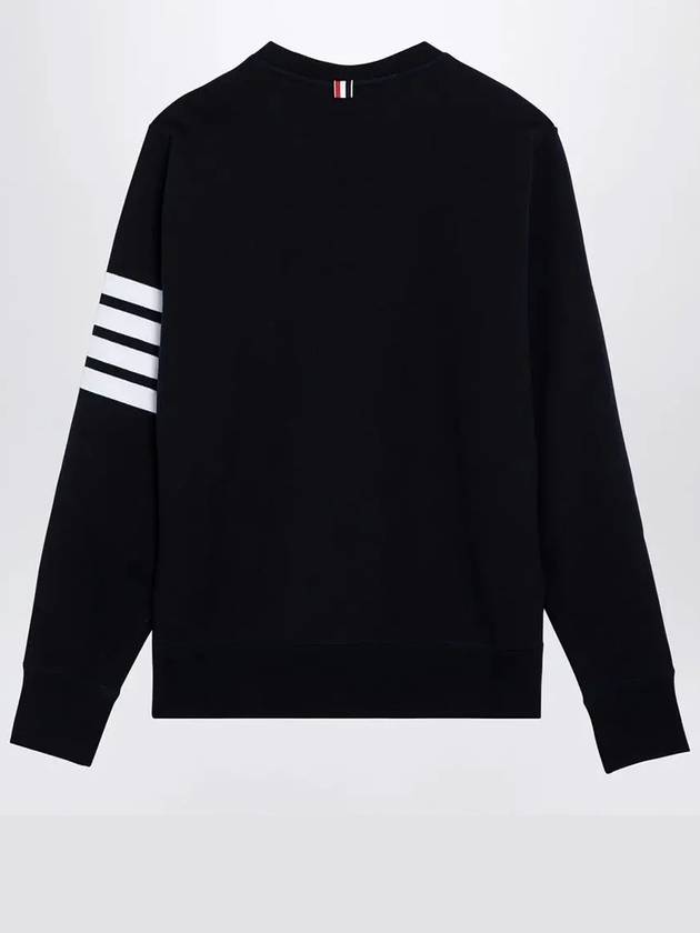 4 Bar Loopback Jersey Sweatshirt Navy - THOM BROWNE - BALAAN 3