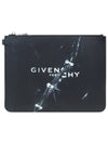 Leather Large Clutch Bag Black - GIVENCHY - BALAAN 2