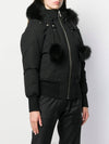 Women's Original Debbie Bomber Jacket Black Fox Fur Black - MOOSE KNUCKLES - BALAAN 5