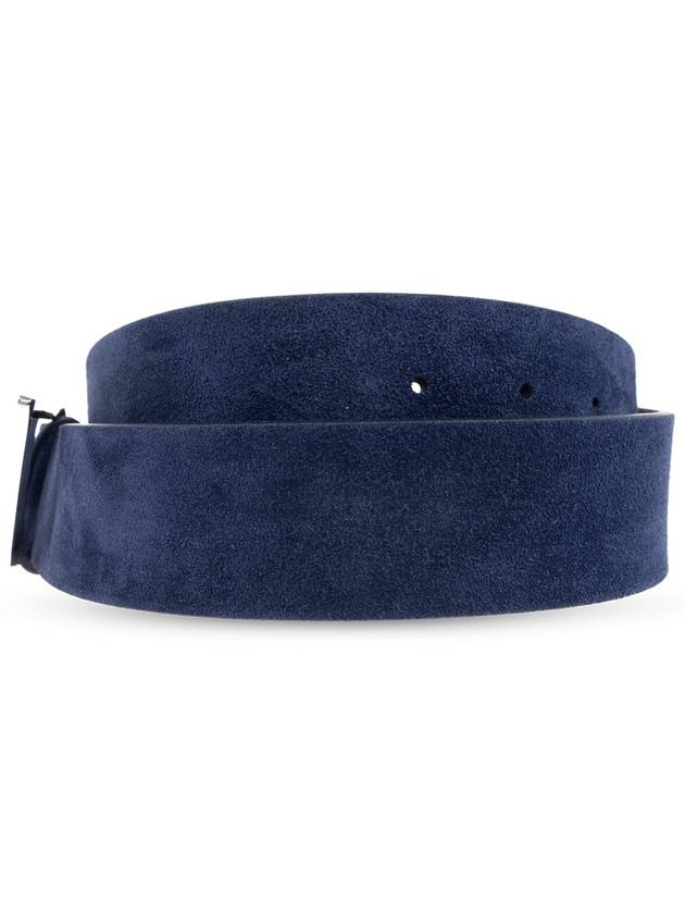 The Attico Suede Belt, Women's, Navy Blue - THE ATTICO - BALAAN 3